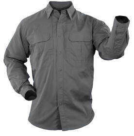 5.11 Tactical TACLITE Pro Long Sleeve Shirt in storm, front view